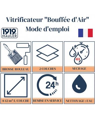 Vitrificateur chêne moyen - Qualité professionnelle Made in France
